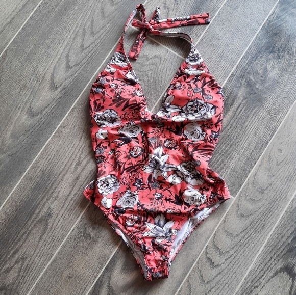 Vix Paula Hermanny Floral One Piece Swimsuit S - Picture 5 of 9